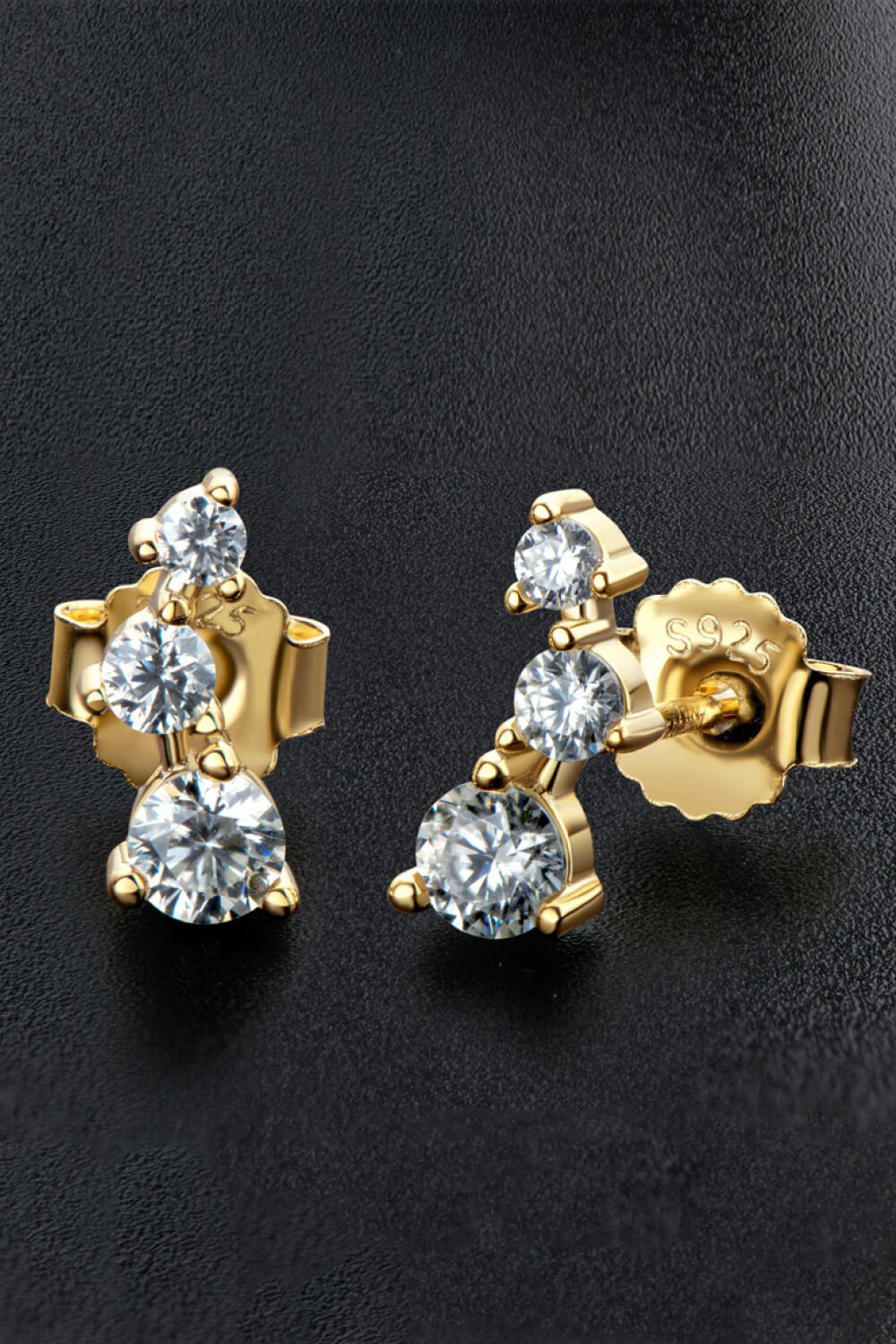 Your Way Moissanite Stud Earrings