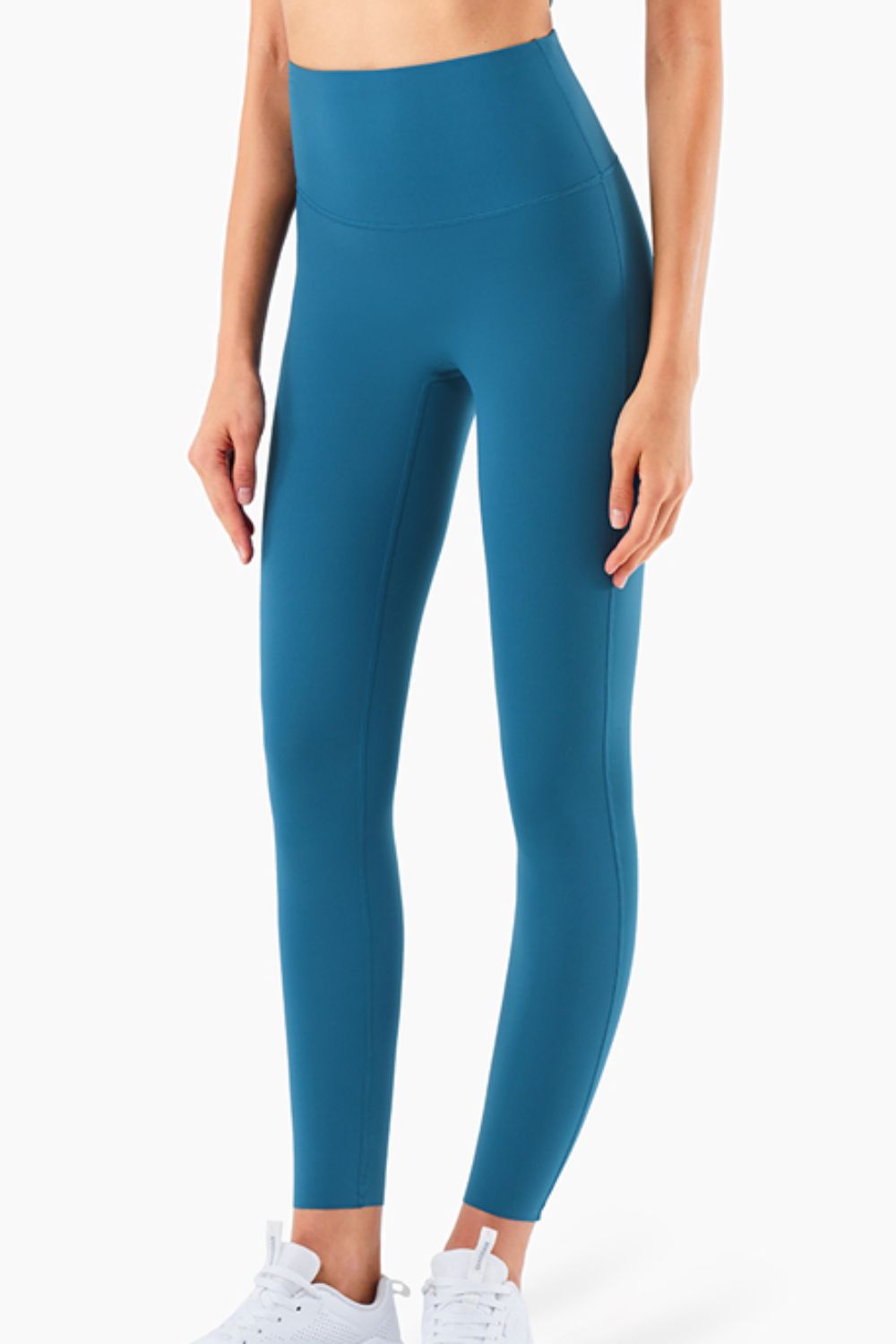 High Waist Seamless Ankle-Length Yoga Leggings