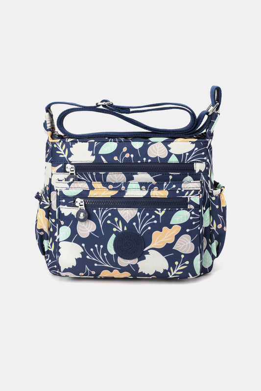 Printed Nylon Shoulder Bag