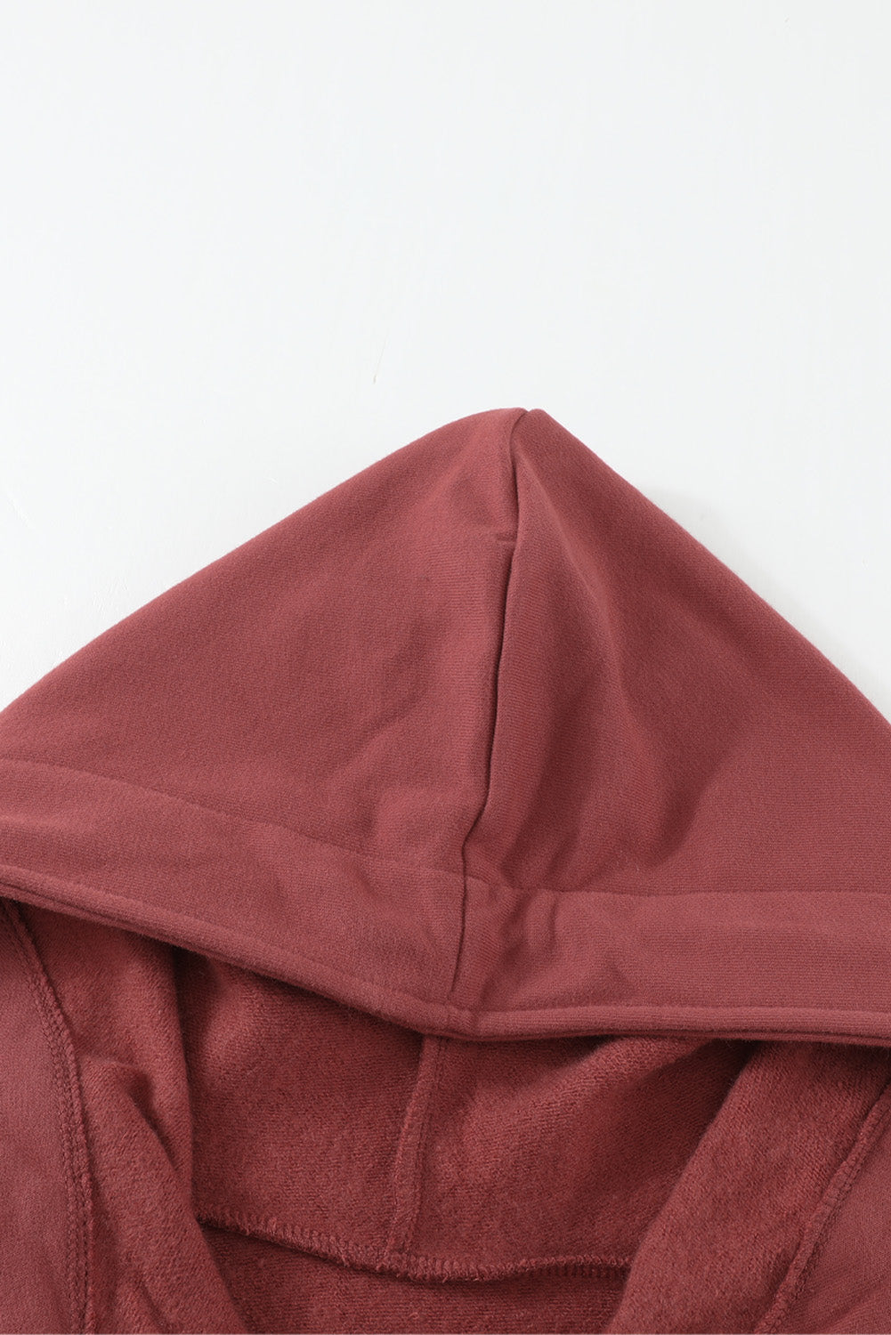 Half Zip Patch Pocket Drawstring Hoodie